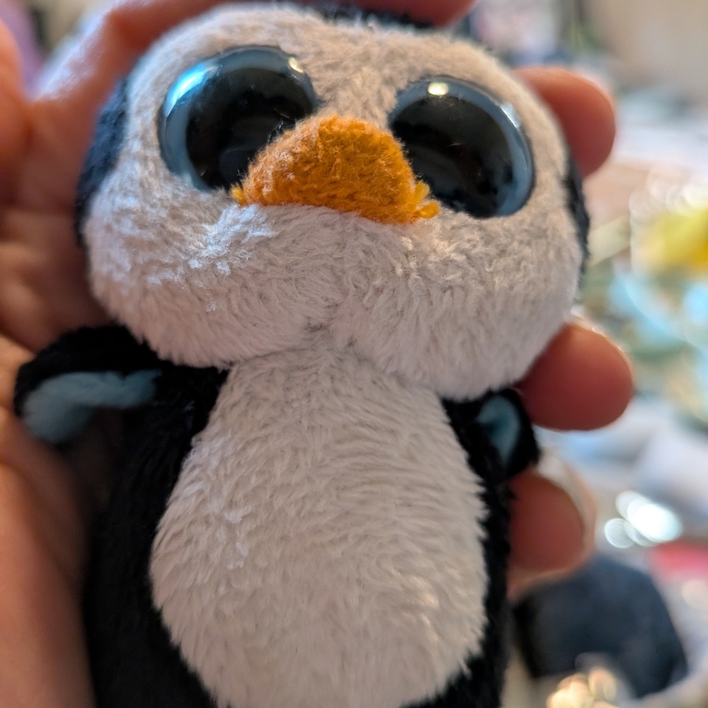 Ty Penguin Plush Vintage McDonalds Happy Meal Keychain Waddles Y2k